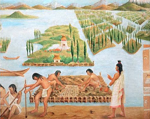 Chinampas, técnicas de cultivo de los aztecas