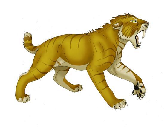 smilodon_fatalis_by_kayfedewajpg